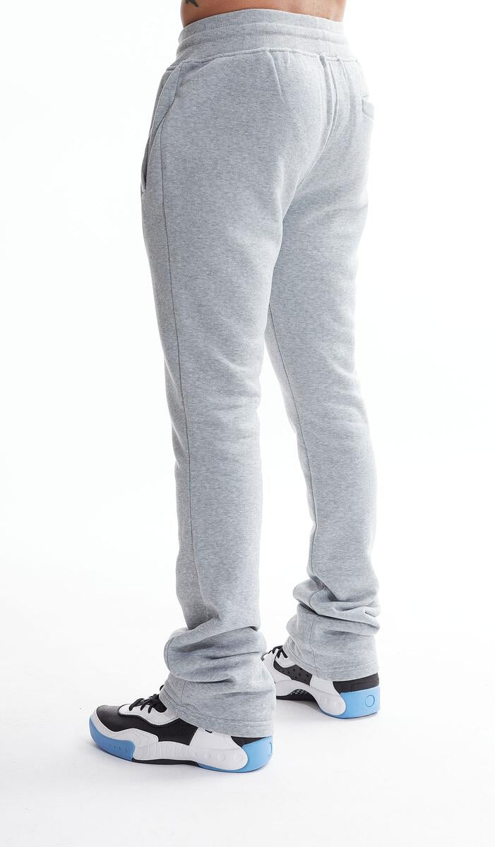 Bleecker & Mercer 'Plain' Stacked Sweatpants (H. Grey)