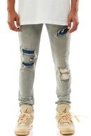 KDNK 'Under Patch' Denim (Steel Blue) KND4515 - FRESH N FITTED
