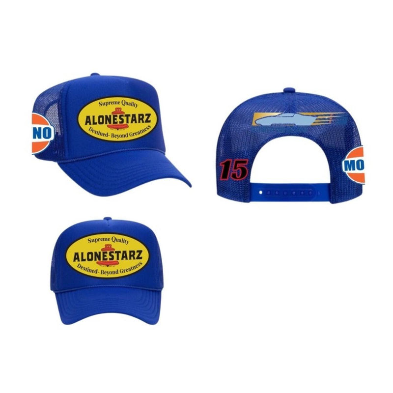 Mono Starz Multi Patch Trucker Hat (Blue) - Fresh N Fitted Inc