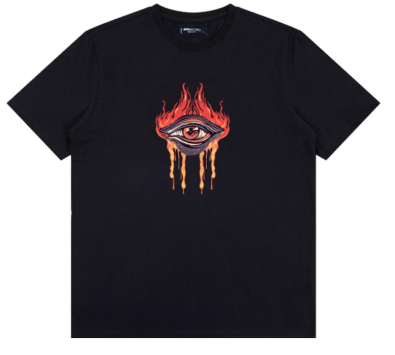 Roku Studio 'Fire Drip' T-Shirt (Black) RK1480992 - Fresh N Fitted Inc