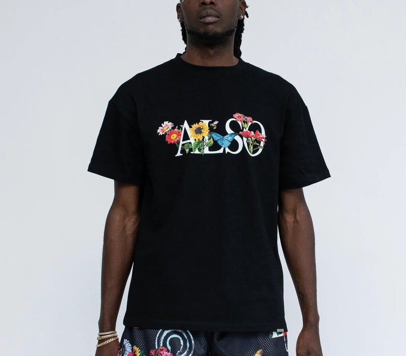 Almost Someday 'Bloom' T-Shirt (Black) C6-19 - Fresh N Fitted Inc