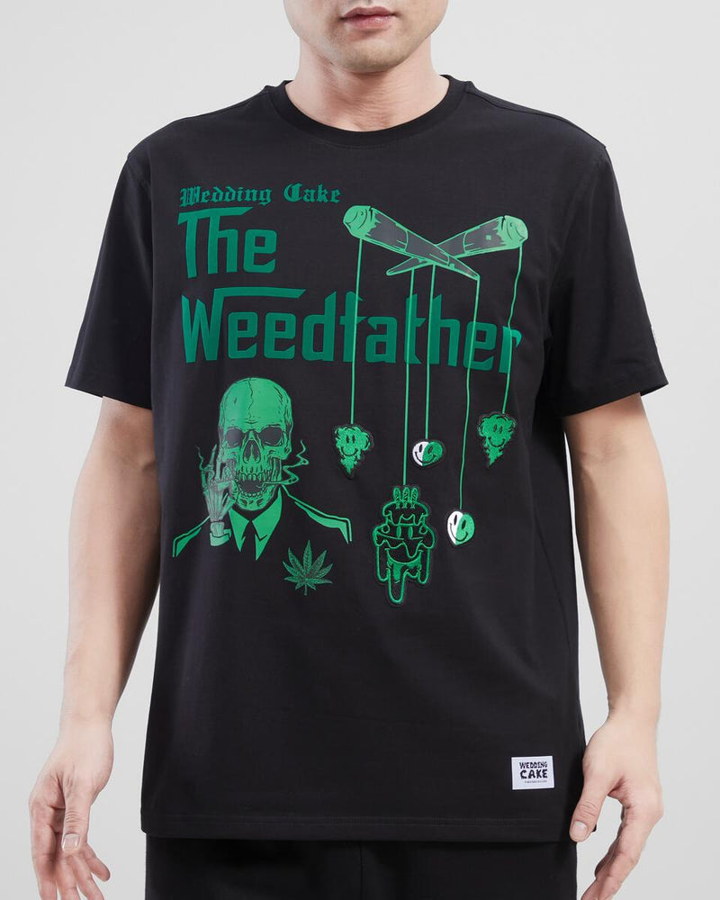 Wedding Cake 'The WeedFather' T-Shirt (Black) WC1970405 - Fresh N Fitted Inc