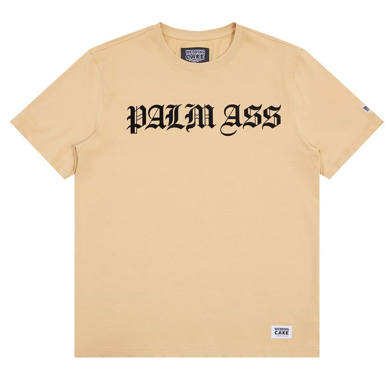 Wedding Cake 'Palm Ass' T-Shirt (Khaki) WC1970419 - Fresh N Fitted Inc