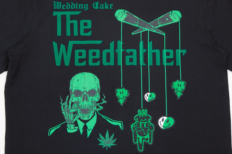 Wedding Cake 'The WeedFather' T-Shirt (Black) WC1970405 - Fresh N Fitted Inc