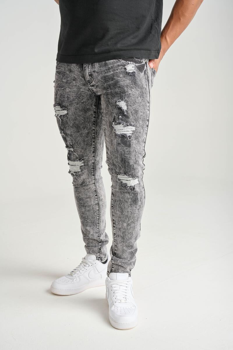 Spark 'Ripped' Denim (Ice Black) 1920