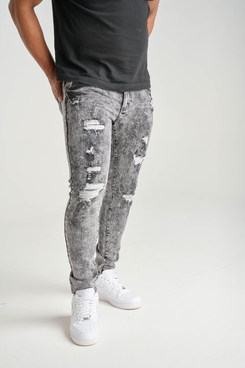 Spark 'Ripped' Denim (Ice Black) 1920