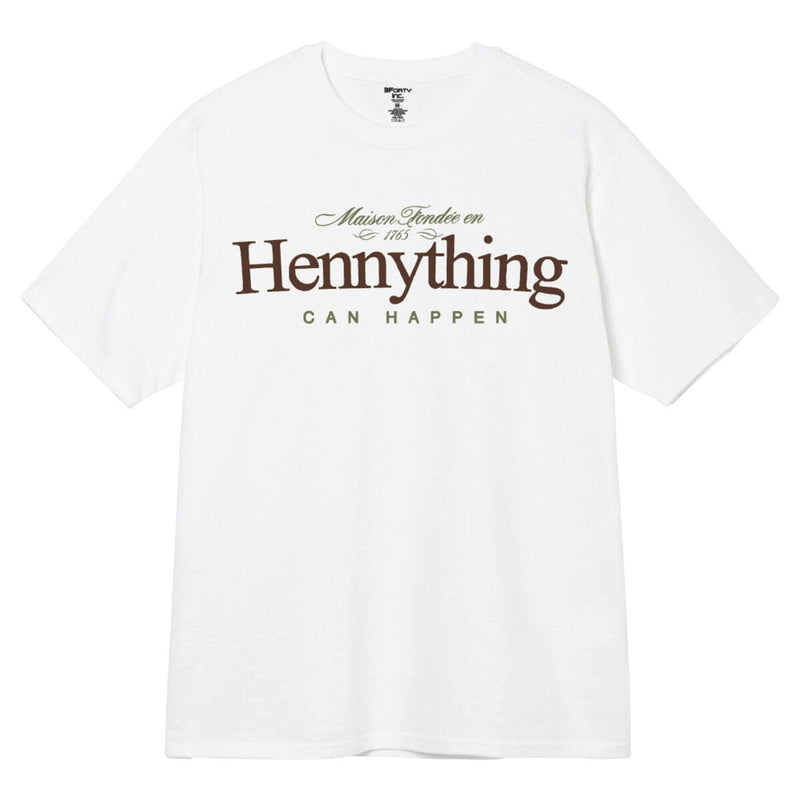 3Forty Inc. 'Hennything Can Happen' T-Shirt (White) - Fresh N Fitted Inc