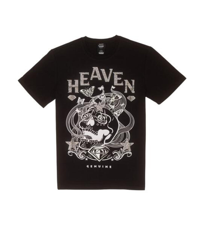 Genuine 'Heaven Sent' T-Shirt (Black) GN1174 - Fresh N Fitted Inc