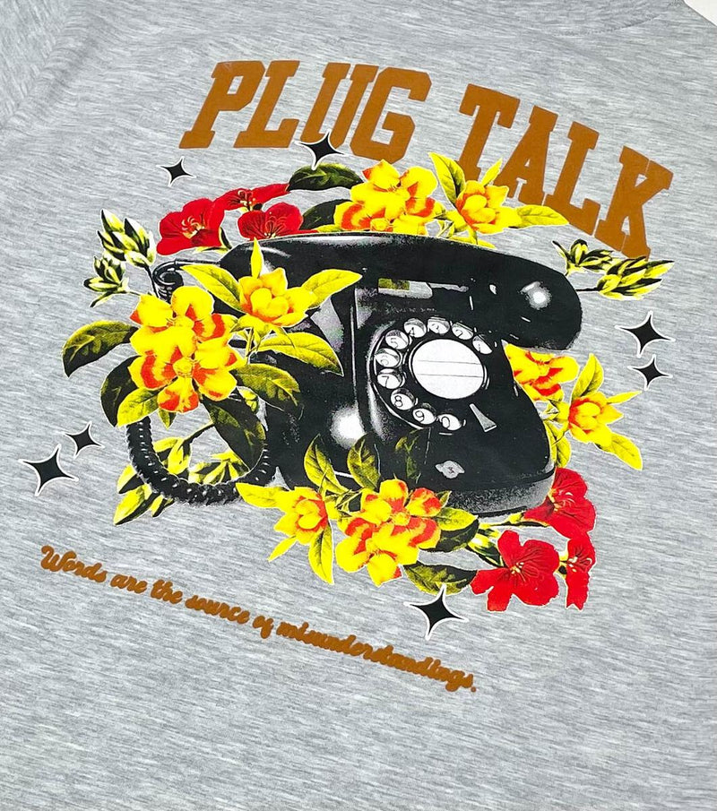 Civilized 'Plug Talk' T-Shirt (Lt.Grey) CV5349 - Fresh N Fitted Inc