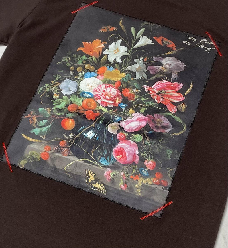 Civilized 'Flower' T-Shirt (Brown) CV5357 - Fresh N Fitted Inc