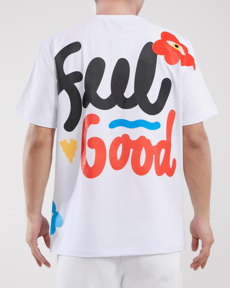 Roku Studio 'Feel Good' T-Shirt (White) RK1481012 - Fresh N Fitted Inc