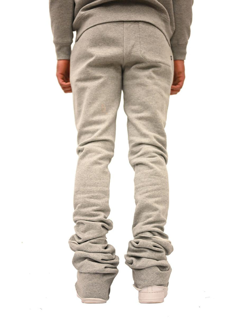 Doctrine 'Dagger' Super Stacked Jogger (Gray) DB0024 - Fresh N Fitted Inc