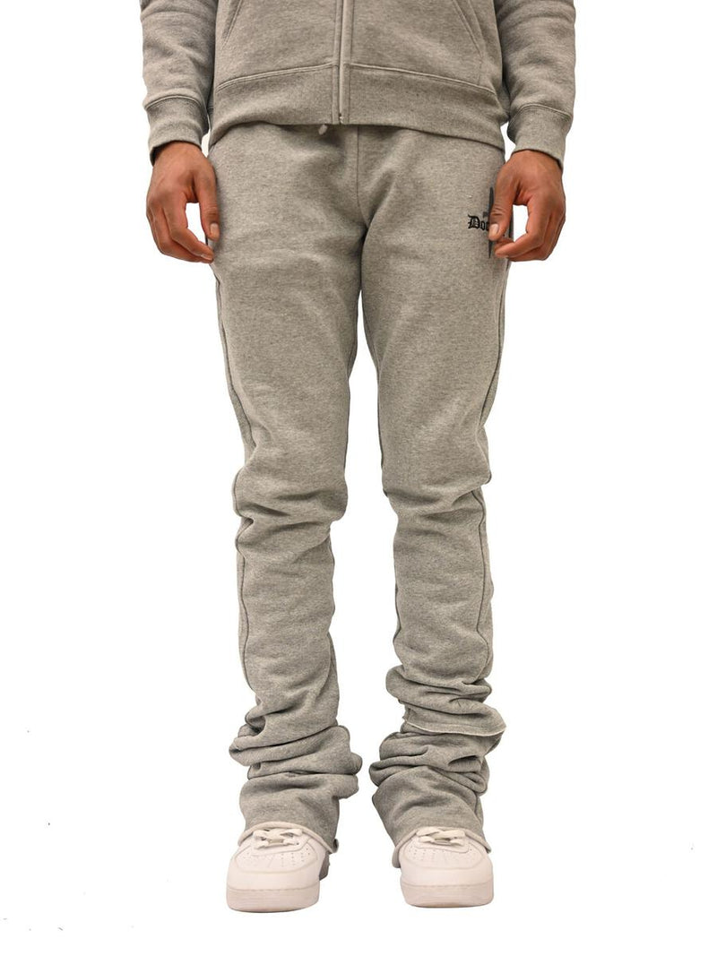Doctrine 'Dagger' Super Stacked Jogger (Gray) DB0024 - Fresh N Fitted Inc