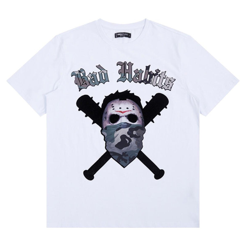 Roku Studio 'Bad Habits' T-Shirt (white/Camo) RK1481022 - Fresh N Fitted Inc