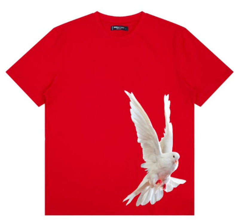 Roku Studio 'Dove' T-Shirt (Red) RK1481016 - Fresh N Fitted Inc
