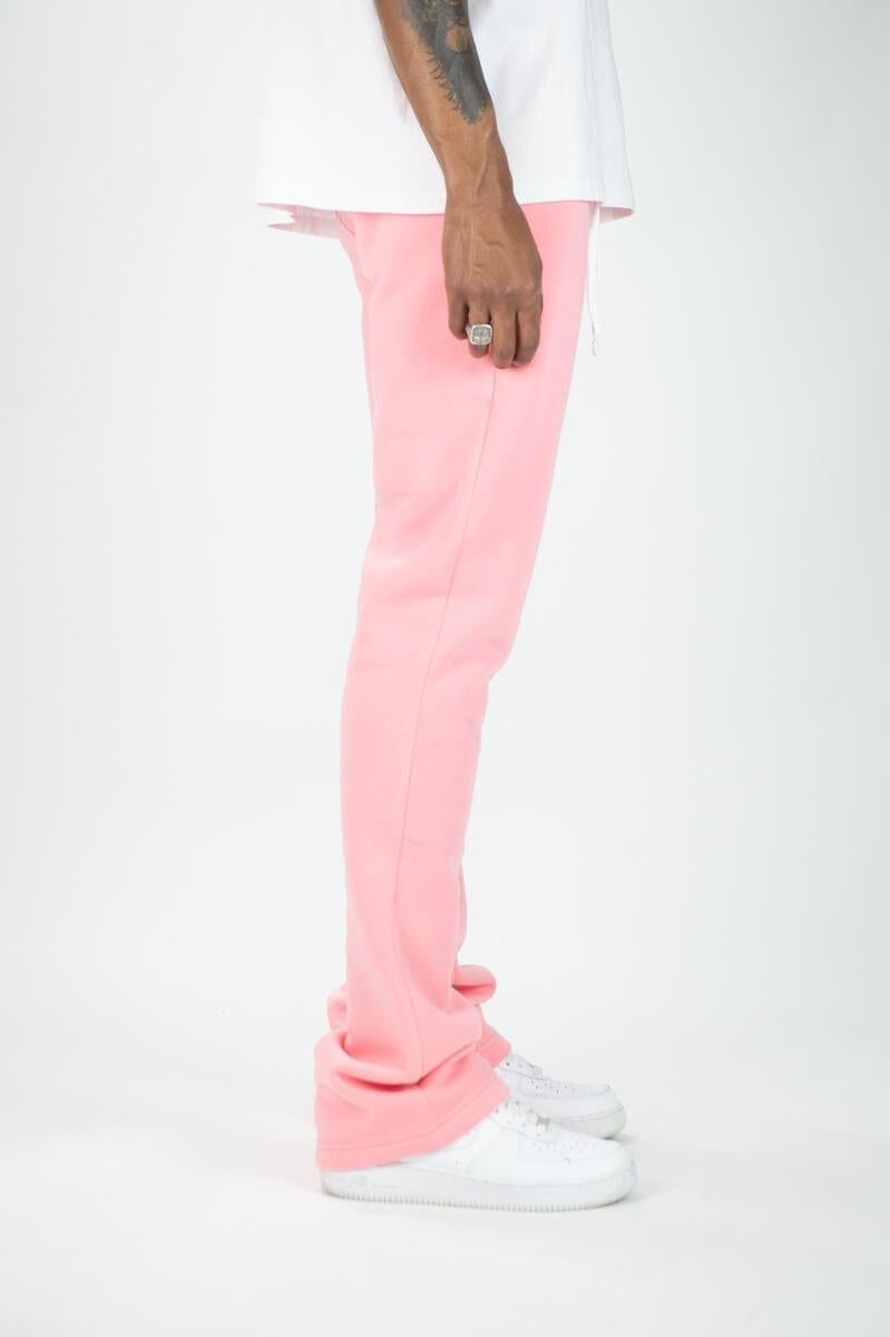 Rebel Minds Sweats Stacked Pants (Dusty Pink) 100-475