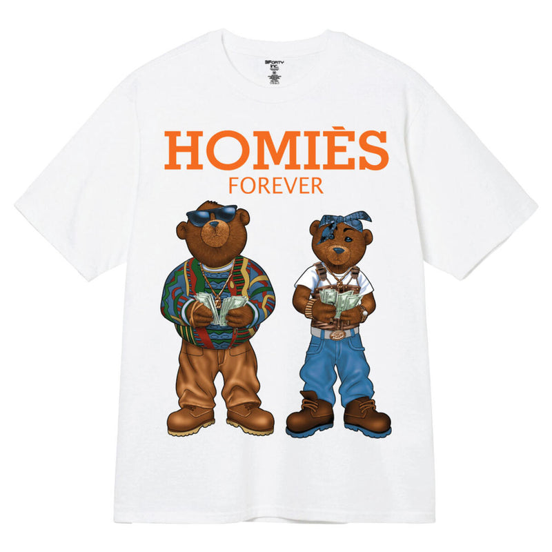 3Forty Inc. 'Homies Forever' T-Shirt (White) 3765 - Fresh N Fitted Inc