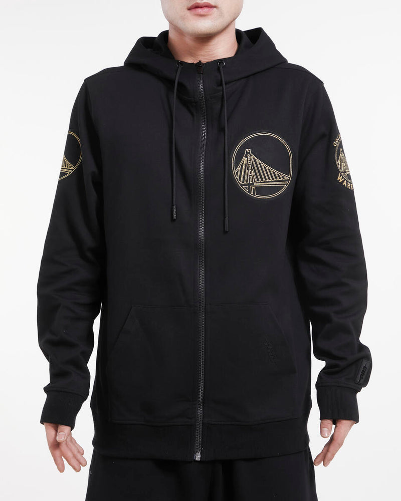 Golden State Warriors Black And Gold DK FZ PO Hoodie - Fresh N Fitted Inc