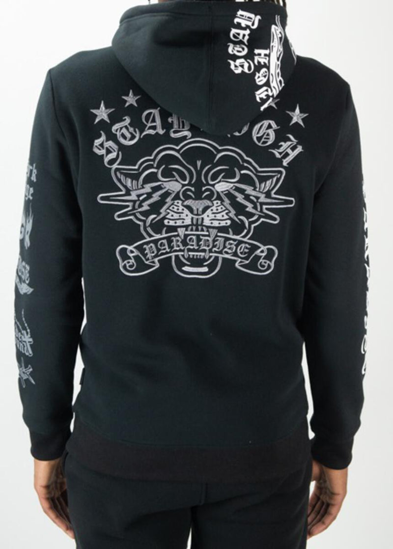 Rebel Minds 'Stay High' Hoodie (Black) 132-391 - Fresh N Fitted Inc