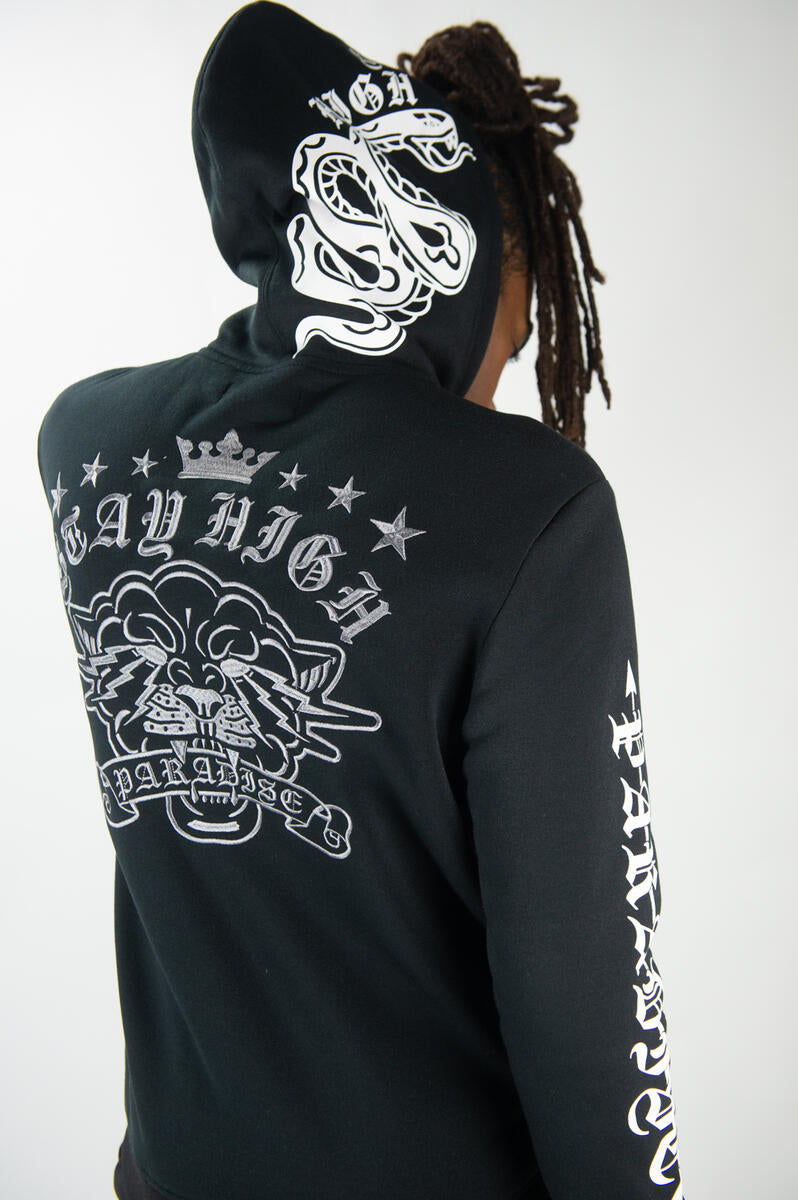 Rebel Minds 'Stay High' Hoodie (Black) 132-391 - Fresh N Fitted Inc