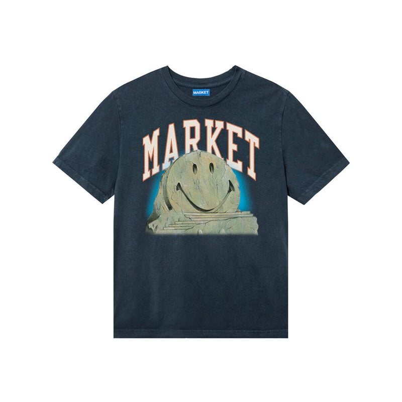 Market 'Smiley Out Of Body' T-Shirt (Black) 399001764 - Fresh N Fitted Inc 2