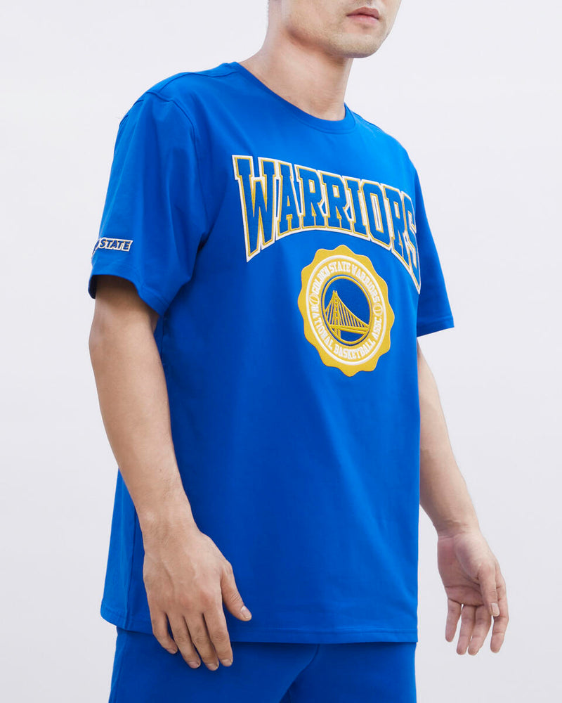 Pro Standard Golden State Warriors University Script Shirt (Royal Blue) BGW1510035 - Fresh N Fitted Inc