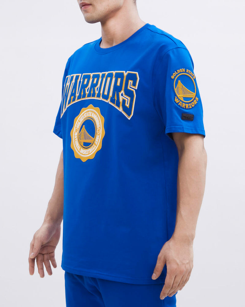 Pro Standard Golden State Warriors University Script Shirt (Royal Blue) BGW1510035 - Fresh N Fitted Inc