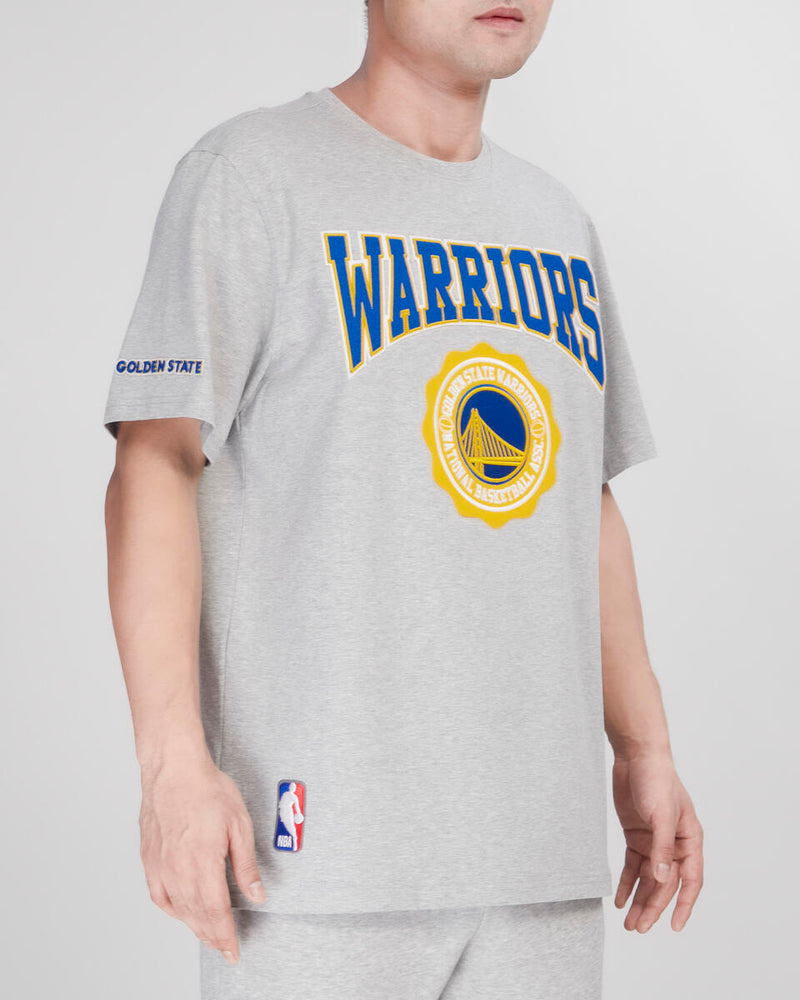 Pro Standard Golden State Warriors University Script Shirt (Heather Grey) BGW1510035 - Fresh N Fitted Inc