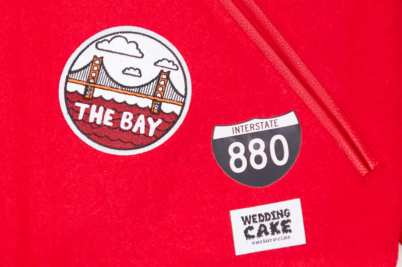 Wedding Cake 'Bay Area' Varsity Jacket - Fresh N Fitted Inc