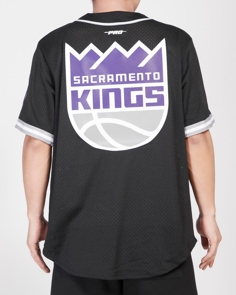 Pro Standard 'Sacramento Kings' Button-Up Jersey (Black) BSK1514937 - Fresh N Fitted Inc