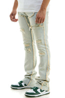 KDNK Carpenter Skinny Flare Denim KND4606 (Blue) - FRESH N FITTED