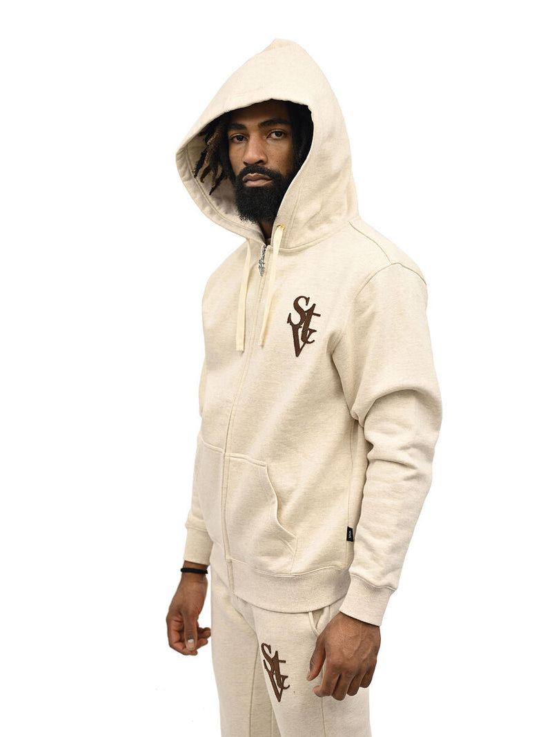 Si Tu Veux 'Logo' Zip Hoodie - Fresh N Fitted Inc