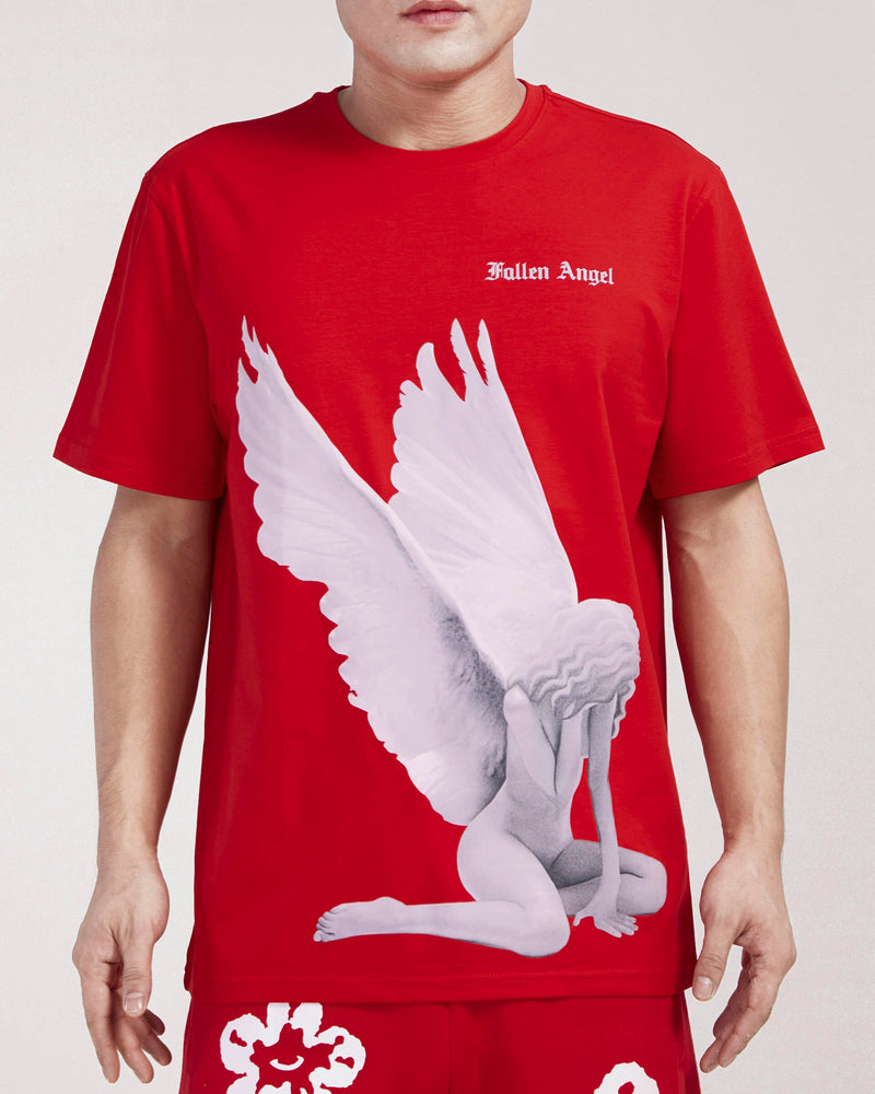 Roku Studio 'Fallen Angel Crying' T-Shirt (Red) RK1481211 - Fresh N Fitted Inc 2