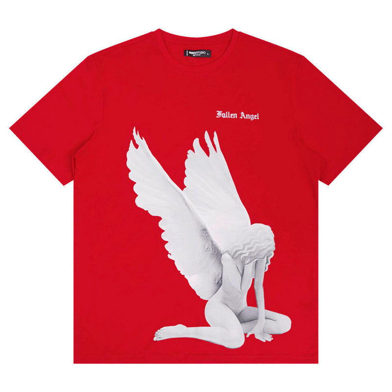 Roku Studio 'Fallen Angel Crying' T-Shirt (Red) RK1481211 - Fresh N Fitted Inc 2