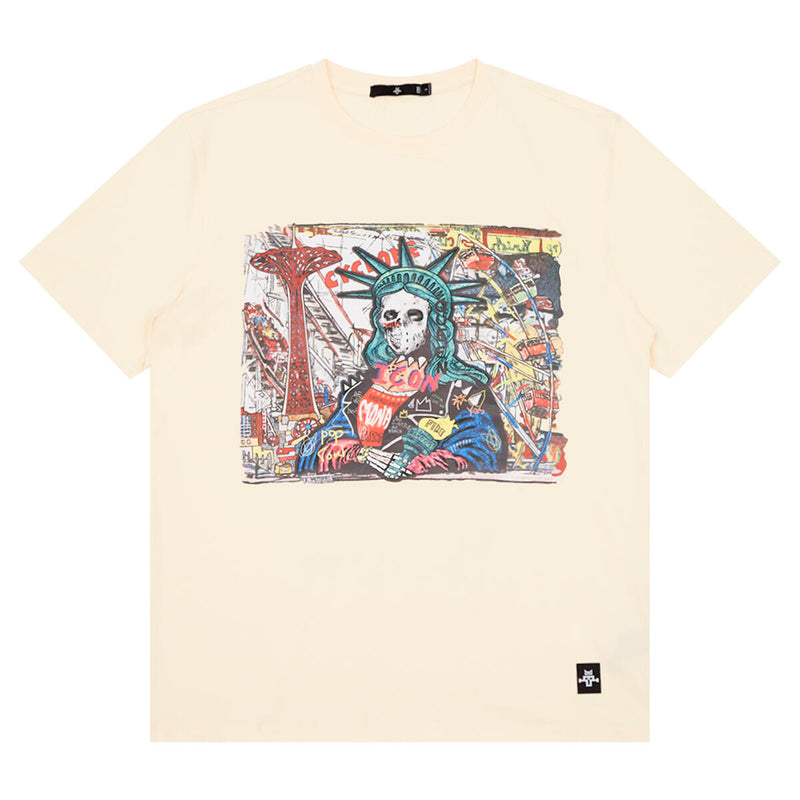 Eternity 'Dead Playground Liberty' T-Shirt (Egg Shell) E1134501 - FRESH N FITTED-2 INC