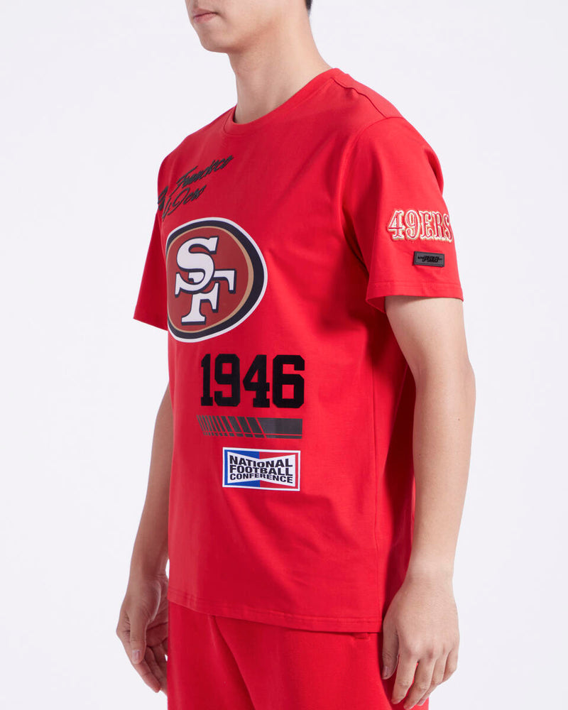 Pro Standard 'San Francisco 49ers 1946 National Football Conference' T-Shirt (Red) FS41410255 - FRESH N FITTED-2 INC