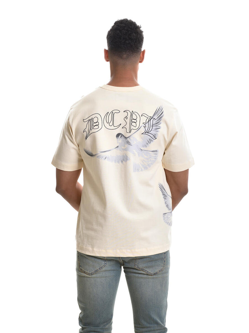 DCPL 'Two Doves' T-Shirt(Butter Milk) - Fresh N Fitted Inc