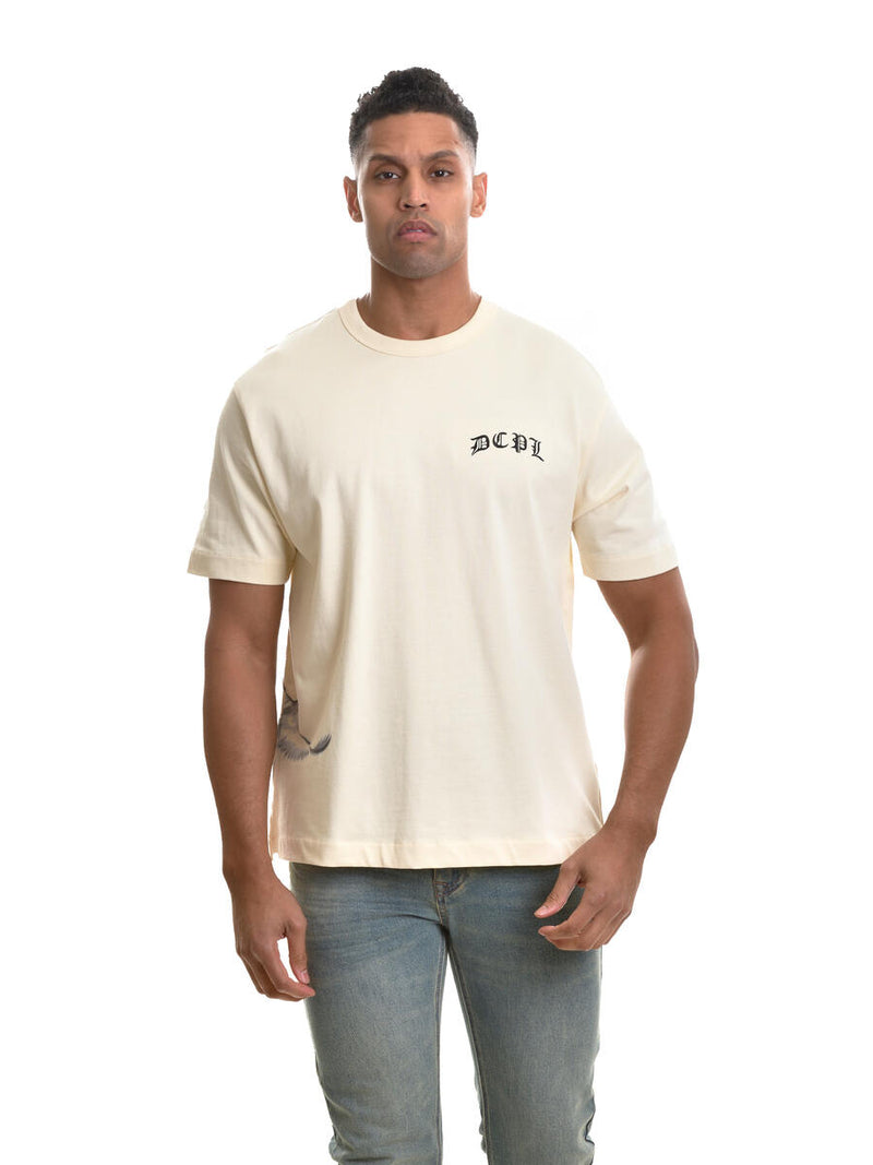 DCPL 'Two Doves' T-Shirt(Butter Milk) - Fresh N Fitted Inc