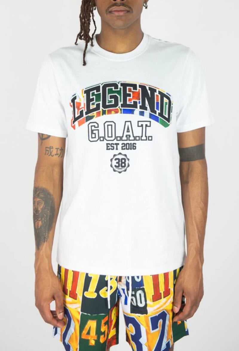 Rebel Minds 'Legend Collage' T-Shirt (White) 141-174