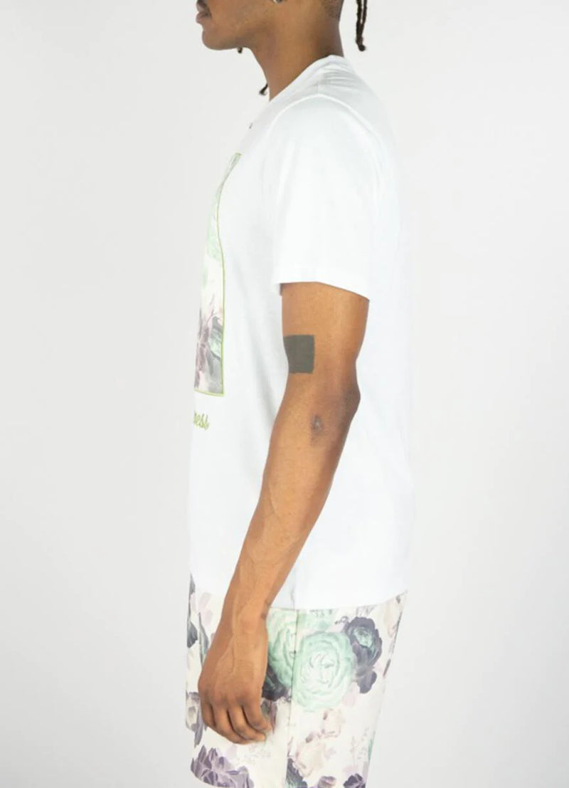 Rebel Minds 'Vintage Rose' T-Shirt In White - 141-173 - Fresh N Fitted Inc