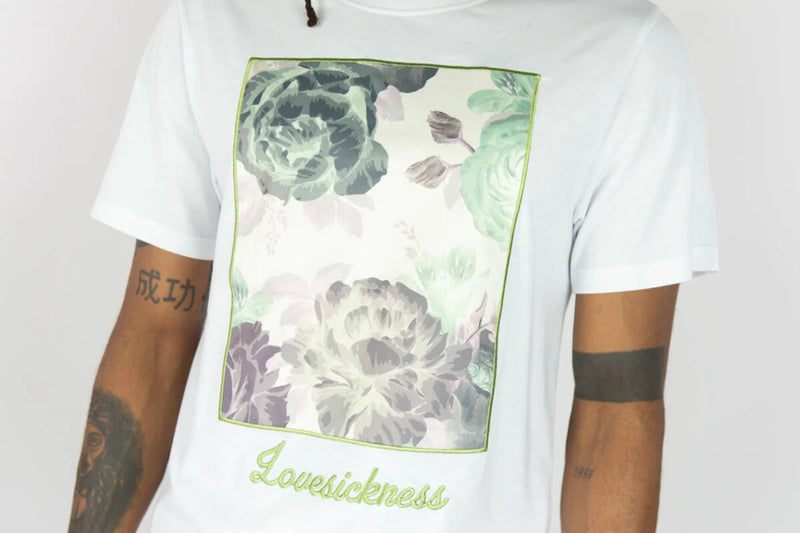 Rebel Minds 'Vintage Rose' T-Shirt In White - 141-173 - Fresh N Fitted Inc