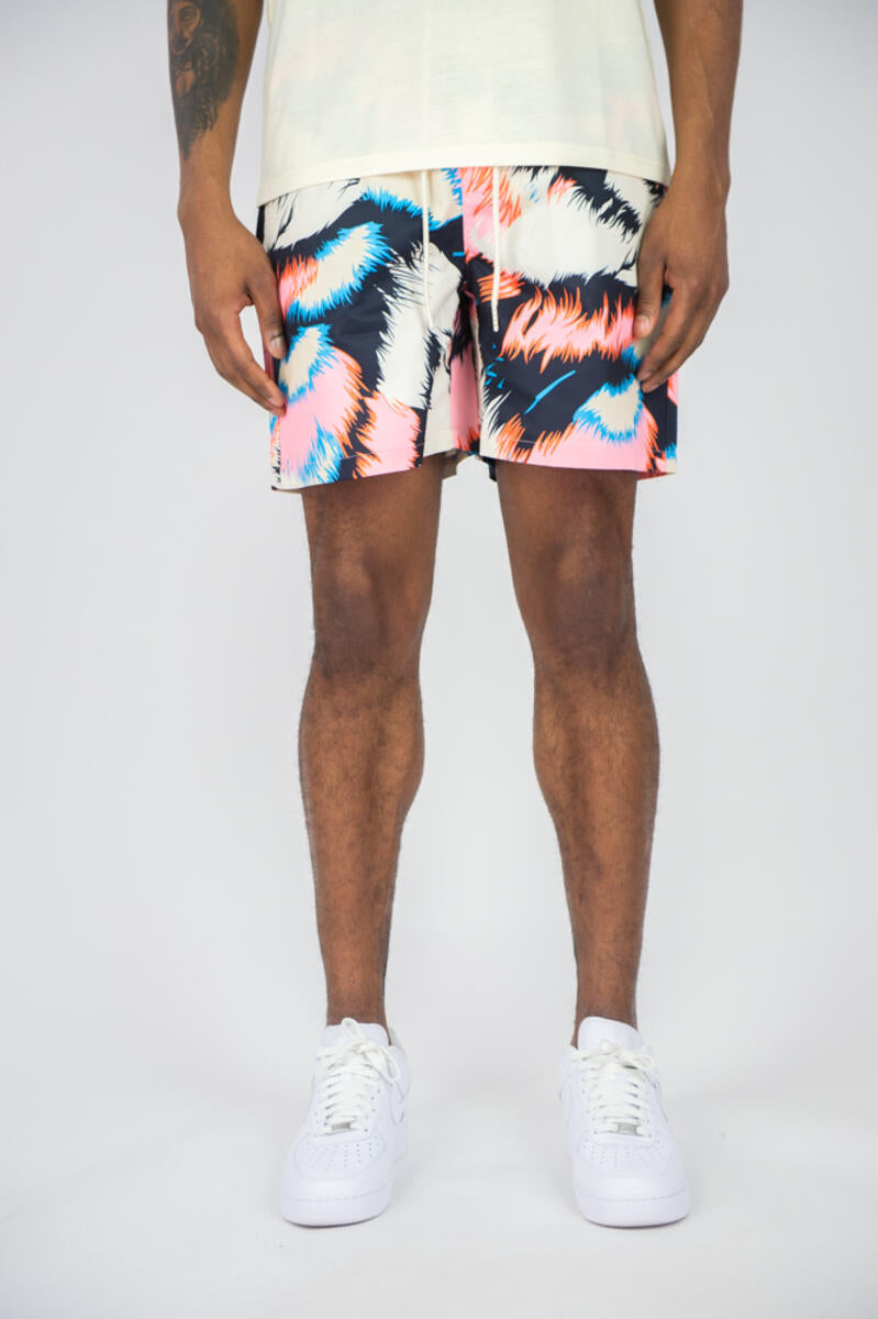 Rebel Minds 'Tiger' Board Shorts(Vanilla) 141-984