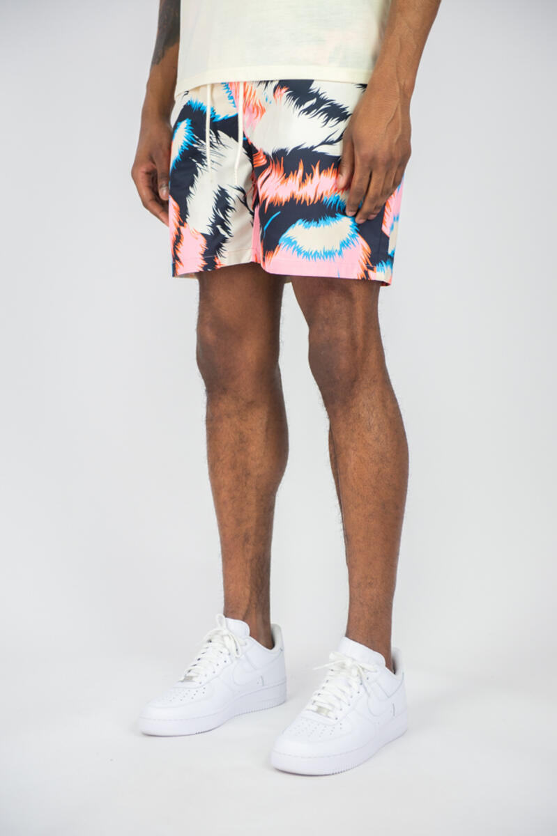 Rebel Minds 'Tiger' Board Shorts(Vanilla) 141-984