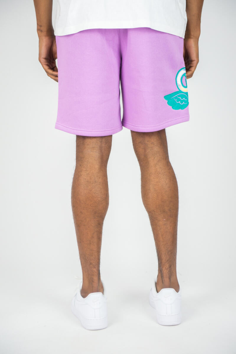 Rebel Minds 'Music Makes Me Fly' Fleece Shorts (Lt-Violet) 141-960