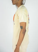 Rebel Minds 'Wild Baller' Graphic T-Shirt (Khaki) 141-164 - FRESH N FITTED