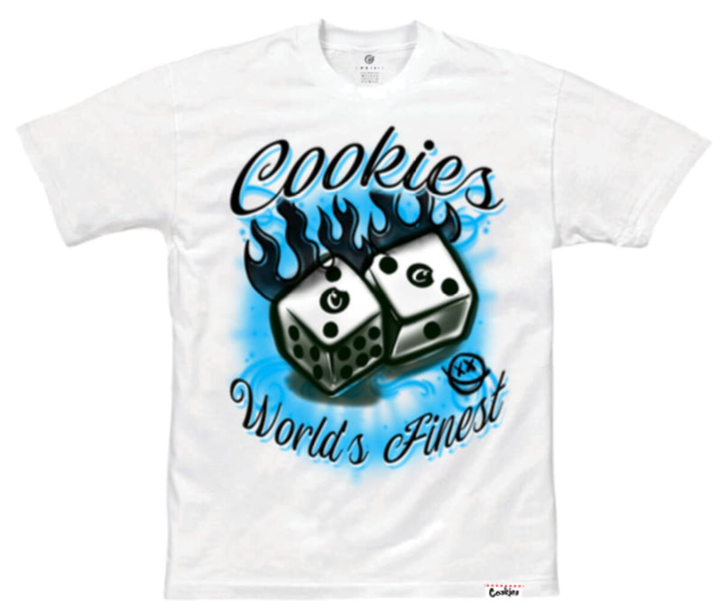 Cookies 'Worlds Finest' T-Shirt (White)