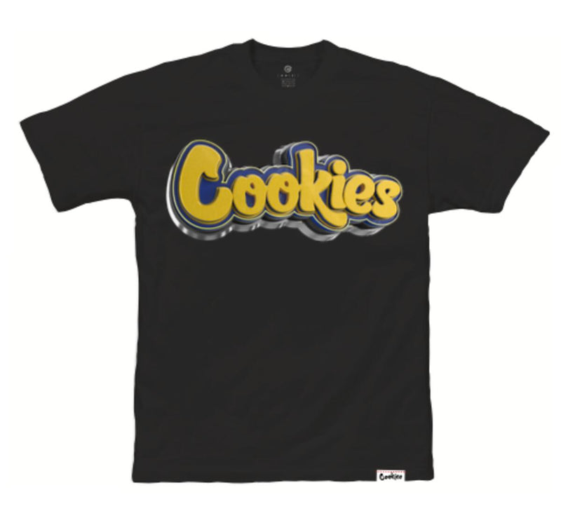 Cookies '3D Logo Ring' T-Shirt (Black/Yellow)