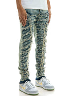 KDNK 'Ribcage' Skinny Denim (Blue) KND4626 - FRESH N FITTED