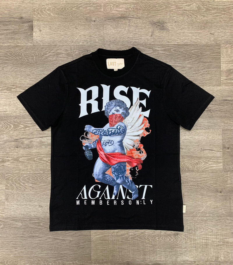 Last Project 'Rise' Over Sized T-Shirt (Black) T106RS - Fresh N Fitted Inc 2