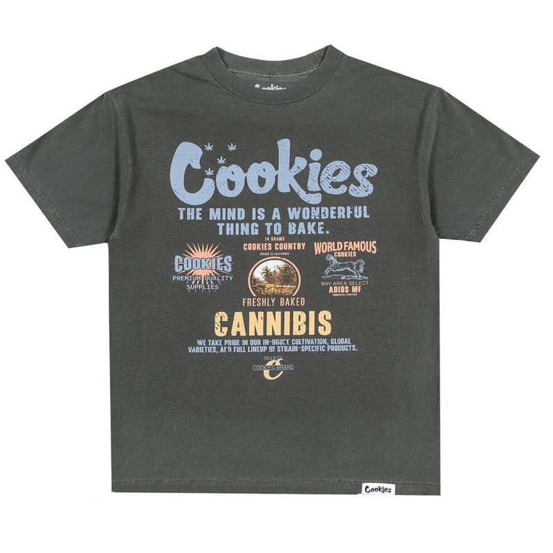 Cookies 'Workwear' T-Shirt (Washed Black)